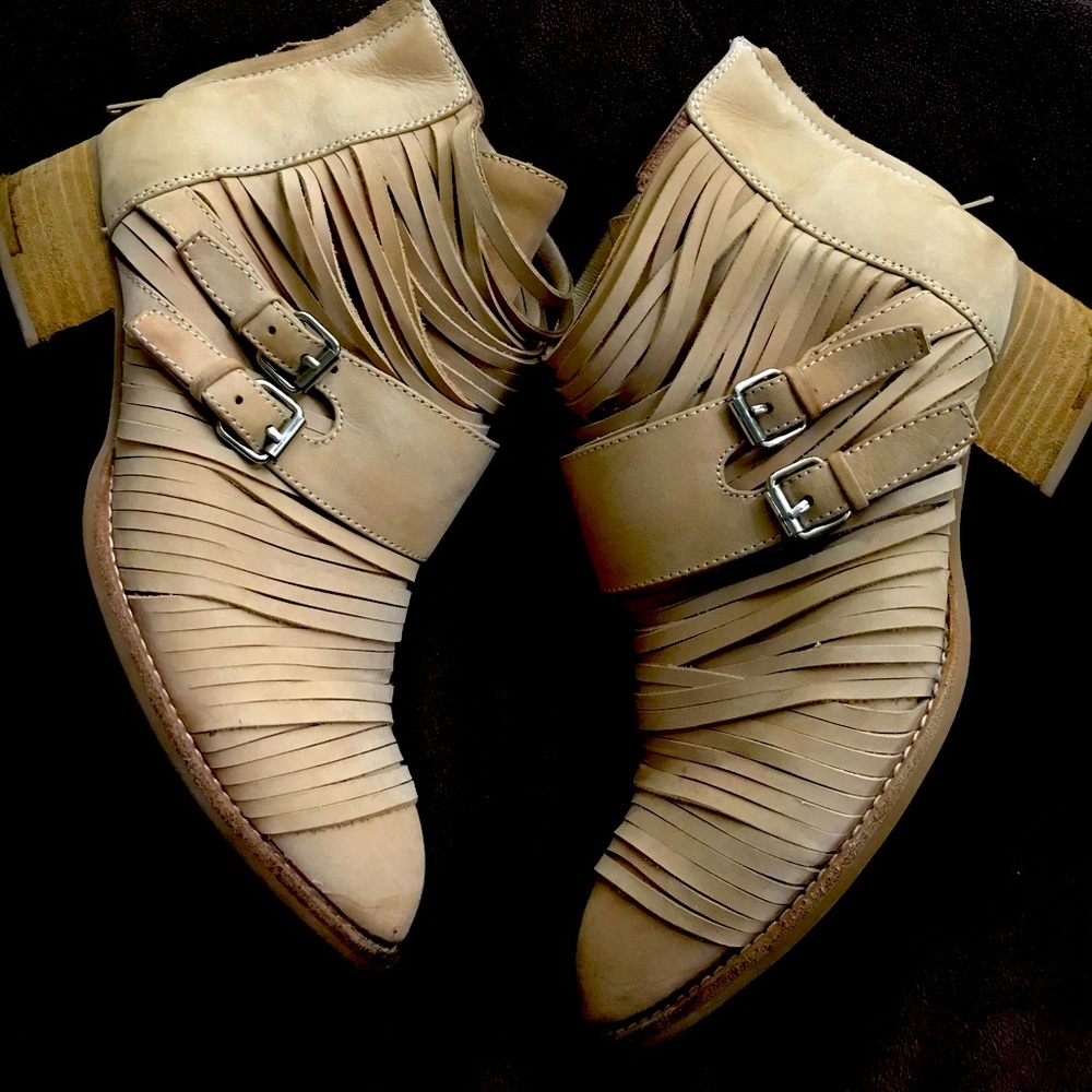 Free People x Jeffrey Campbell Leather Bootie